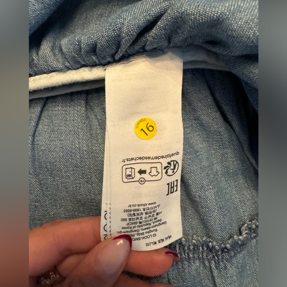 SANDRO Fanfan Tiered Denim Mini Skirt Size 38 New with tags US 6 - Picture 7 of 16